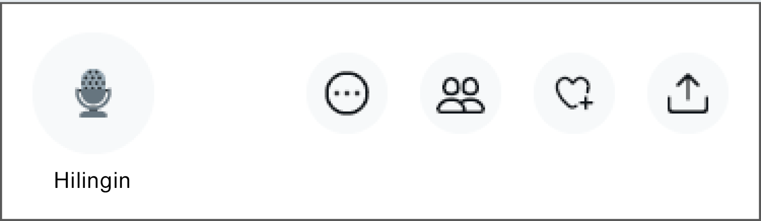 Hina-highlight ang button na Humiling sa kaliwang bahagi sa ibaba ng screen.